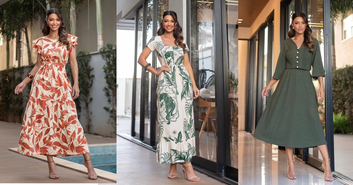 Vestidos Evangélicos e Executivos no Atacado | Criss Modass